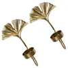 Candle Holders 2 Pcs Wall Hanging Holder Decor Vessels Sconces Iron Party Candlestick Stands