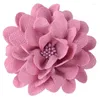 Accessori per capelli 120 pz/lotto 10 cm bellissimo fiore in tessuto per scarpe da donna cappello spilla decorazioni commercio all'ingrosso artificiale