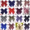100 pz lotto colorato fatto a mano regolabile cravatte per cani di grandi dimensioni cravatte per animali domestici cravatte per gatti forniture per toelettatura L8 LJ2009232308