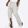 Herenbroeken Kleding Heren Splicing Gedrukte overalls Casual zak Sportwerkbroek Broeken Man Pantalones Hombre