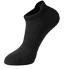 Men's Socks 5 Pairs Running Athletic Cushioned Sweat-Absorbing Breathable Cotton Short Tube Basketball For Men And Women