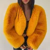 Der For Fox Faux 2023 New Haining Young Fur Coat für Damen sieht schlank und warm in der einfarbigen Farbe 7583 aus