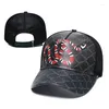 24SS Ball Caps Designer baseball czapki czapki dla mężczyzn Woman Dontacie Casquette Femme Vintage luksusowe jumbo snake wąż tygrys pszczoła