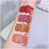 Блеск для губ Корейская косметика Розовый фиолетовый Chubby Bear Glaze Water Light Губная помада Тыква Veet Жидкий инструмент для макияжа Drop Delivery Health Bea Otwxz