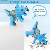 Gun Toys Mist Spray Toys with Realistic Roars and Light Water Flame Dinosaur Water Spray Summer Toy Pool Outdoor Interactive Dinosaur Toy L240311