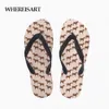 whereisart 3D Horse Print Woman Summer Flip Flops Casual Beach Slippers Sandal Flipflop For Women Slippers Female Rubber Shoes V6WA#