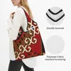 Borse per la spesa Tessuto Kilim Tappeto persiano Borsa della spesa Shopper Tote a spalla Borsa grande portatile etnica turca bohémien