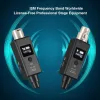 Accessories UHF XLR Microphone Wireless Transmitter Receiver Builtin Rechargeable Battery Connection Guitar Audio Transmission System HOT