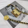 Cintura da donna di moda Designer di lusso Cinture a catena lunga in oro per donna Cintura Punk Goth Corsetto in metallo pesante Accessorio stile Y2K