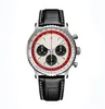 Relógio mecânico automático masculino 50mm 2024 novo relógio masculino quartzo luxo navitimer b01 dial marca cronógrafo cinto pulseira de aço relógio de pulso de alta qualidade b-3