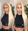 Lace Front Wig Straight Blonde Human Hair Wigs 13x4 Pre Plucked Tuneful Malaysian Remy Hair 150 Blonde Lace Wigs 826 Inch9595878