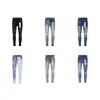 Neue Designer-Jeans für Herren, hochwertige Mode, Herren-Jeans, cooler Stil, Luxus-Designer-Denim-Hose, zerrissene Biker-Jeans, schwarz, blau, Designer-Jeans für Herren, schwarze Hose