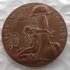Pièce commémorative allemande 1920, médaille de la honte noire, copie Rare en cuivre 100%, pièce 280c