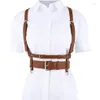 Gürtel 2022 Mode Sexy Punk Faux Leder Harness Körper Taille Gürtel Für Frauen Handgemachte Riemen Suspender263T