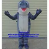 Mascot kostymer grå delfin porpoise havs svin delphinids val cetacean maskot kostym vuxen karaktär välkomnande banque high street mall zx1188