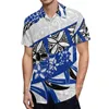 Robes décontractées Robe Pletasi respirante de haute qualité et chemise Aloha pour hommes, costume de couple à motifs de conception polynésienne