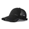 Mannen Zomer Zonneklep Hoed UV Outdoor Ademend Sport Vissen Baseball Cap Mannelijke Grote Rand Zonnescherm Trucker Hoofddeksels Heren 240304