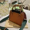 Ontwerper Diana Bamboo Toes Bag Women Luxurys Letter Tote Tassen Winkelzak Handtassen Crossbody Mini schoudertas Wallet Koppeling Woman Purse