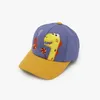 Ball Caps Kinder Dinosaurier Hüte Einstellbar Jungen Mädchen Snapback Hut Koreanische Version Kinder Baseball Passende Farbe Bonnets Baby Kappe 1-3Y