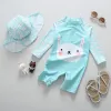 Swimwear Baby Girl Swimwear Summer Beach Clothes UPF50 UV Protection Swimsuit Girl Bathing Suit Kids Long Sleeve Children Swimming Suits