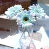 Fleurs décoratives Gerbera artificielles en soie, décoration de mariage, fausse marguerite chrysanthème, fête maison, lot de 3 ou 6 pièces de 23cm