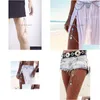 Belly Chains Summer New Arrival Sier Plated Womens Coin Tassel Leg Chain Jewelry Body Y Beach Drop Delivery Dhgarden Dhdkh