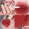 Lipgloss Mousse Modder Vloeibare Lipstick Matte Glazuur Langdurig Veet Naakt Rode Gladde Lippen Cosmetisch Koreaanse Make-up Drop Delivery Gezondheid Be Otuq6