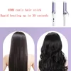 40mm Curling Barrel 30 Seconds Fast Heating Irons Korean Style Large Wave Curler Negative Ion Free From Hair Damage 240226