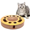 Pet Cat Scratcher Interactive Catnip Toys Kitten Scratching Cardboard with Balls Educational Toy Turntable Ball Pet supplies 21092289S