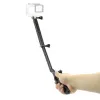 Staffe CNC Self Selfie Stick Casco Estensione Braccio pieghevole Accessori per montaggio per Gopro Dji Osmo Action Xiaomi Yi Eken Action Camera