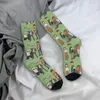 Chaussettes pour hommes heureux drôle Tube de Compression rétro Harajuku TAXI le conducteur silencieux Hip Hop nouveauté sans couture équipage fou chaussette