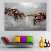 Graffiti Living Bunte Drucke für Straßenhände Malerei Selbstlose Kunst Klassische Raumkunst Abstrakte Bilder Poster Wand jllxI yum179o