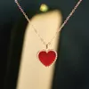 Collier en V S925 en argent Agate rouge coeur de pêche pour femmes, petit et luxueux pendentif d'amour, collier en argent pur, chaîne, cadeau de Couple de haute qualité