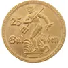 Pologne 25 Gulden 1923 pièce de monnaie plaquée or, ornements artisanaux en laiton, réplique de pièces de monnaie, accessoires de décoration pour la maison, 213g