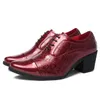 Sapatos de vestido 39-46 Oxforde Mens Salto Formal Homens de Alta Qualidade Designer Luxo Sapatilhas Esportes Top Conforto 2024elegante