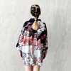 Etniska kläder kimono japanska kvinnor haori yukata mode harajuku streetwear blus traditionella kläder