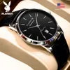 New Designer Brand Commercial Ultra-thin Waterproof Genuine Leather Fully Automatic Mechanical Men's Watch