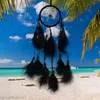 Bütün- 1pcs Dreamcatcher India Style El Yapımı Rüya Catcher Net Feathers Rüzgar Çanları Asılı Carft Hediyesi Ev Araba Deco254Q