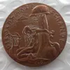 Niemcy 1920 Pamięci Moneta Pamiątkowa Medal Black Shame 100% Copper Rare Copy Coin274E