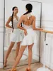 Stage Wear Noir Blanc One Piece Latin Dance Jupe ChaCha Samba Tango Pratique Adulte Femmes Rumba Danse Performance Vêtements DL11651