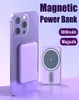 Mini 20000mAh Bank Magnetic Power Bank محمولة شاحن عالي السعة الشاحن اللاسلكي شحن حزمة بطارية خارجية لـ iPhone Xiaomi5345781