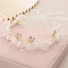 Acessórios para o cabelo crianças headwear estilo mori guirlanda super fada coroa fecho princesa flor headdress aniversário menina mostrar accessorie