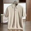 Pulls pour hommes Zyczcxx Pure Cachemire Pullmère Men Polo Couleur Match Matching Shirt Automne Tops décontractés Veste haut de gamme