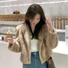 Coat Mao 2023 Autumn/Winter New Haining Environmental Friendly Fury Integrated Fur Women's Short Style Imitation Mink 1109