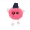 Porte-clés boule de fourrure elfe, poupée mignonne, pendentif, Imitation cheveux de lapin, dessin animé, accessoires de sac en peluche, vente en gros, 2024