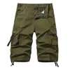 Men's Pants Summer Trousers Outdoor Beach Shorts For Man Fashion Casual Overalls Soild Plus Size With Pockets Loose Sweatpants