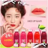 Lip Gloss Juice Glaze Fruit Flavor Moisturizing No Bleach Beauty Wholesale Dmg195 Drop Delivery Health Makeup Lips Ot9Ye