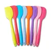 Spatule en silicone Pâte 21 cm Grattoir Spatule à gâteau en caoutchouc antiadhésive pour la cuisson Cuisson Résistant à la chaleur Lave-vaisselle Outils à gâteaux M15326970