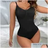 Taillen-Bauch-Shaper-Shapewear-Bodysuit für Frauen, Kontrolle, nahtloser Körperformer, Bauchtrimmer, Abnehmen, Y-Push-Up-Reduzierer, Frau, Drop-Lieferung, Otjyn