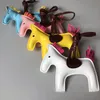 Designer Keychains for woman Fashion Blend Horse Animal Backpack pendant accessories up leather high cartoon decorative purse pendant Cute keychain wholesale